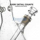 10inch Heavy Glass Bong Water Pipe Smoking Bong Beaker   14mm Bowl Hookah Usa