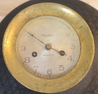 Used 1911 Waterbury No  10 Heavy Brass Ships Bell Clock Jewled Movement  repair