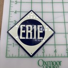 Vintage Post Cereal Erie Tin Sign 1950s Railroad Train Metal 4    X 4   