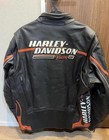 Harley Davidson Handmade Screamin Eagle Logo  Leather Cowhide Motorcycle Jacket