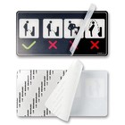 Funny Bathroom Signs 2 Pack 4  X 8  Premium Acrylic Urinal Signs Funny  please 