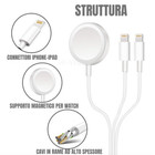 3 In 1 Magnetic Usb Charging Cable For Apple Watch Series 1 2 3 4 Iphone Charger