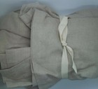 Pottery Barn Kids Linen Bed Skirt Pleated 18  Drop Tan  1334