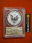 2019 W Enhanced Reverse Proof Silver Eagle Pcgs Pr70 Dennis Rodman Signed Label
