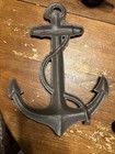 Nautical Wall Decor Cast Iron Ship Anchor 16 5 Inches X 12    Ships Boats Sailing
