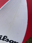Wilson Staff Golf 68 Inch Fiberglass Shaft Umbrella Red white Non Conductive Euc