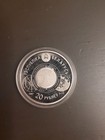 Belarus 20 Rubles 2007  International Polar Year  Penguins  1 Oz Silver