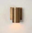Handmade Brass Wall Sconce Retro Mid Century Light Fixture   Cylinder Wall Lamp