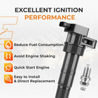 Ignition Coil   Iridium Spark Plugs Set Hyundai Kia 3 3l 3 5l 3 8l V6