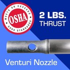 Safety Air Gun 24  Aluminum Extension Osha Alloy Nozzle Gray Silver