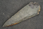 River Washed Smooth 4  Flint Spearhead Point Knife Blade Arrowhead I-630
