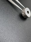 Authentic Pandora Sterling Silver  clear Pave Clip  Charm
