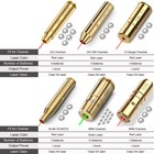 Laser Bore Sight 9mm 223rem 243 308 7 62 12ga 38 20ga  40 Cartridge Boresighter
