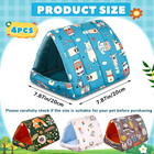 4 Pcs Guinea Pig Hideout  Guinea Pig Bed Tunnel  Rabbit Washable Small House Cag