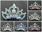 Rhinestone Flower Girl Small Tiara Crown Bridal Wedding Prom Party Hair Comb