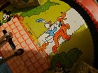 Vintage Marx 1950   s Tin Litho Wind-up Mickey Mouse Express Very Rare Nice 