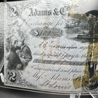 Adams   Co  Certificate Of Deposit     San Francisco 1854 Gold Rush Era