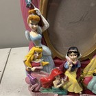 Vtg Disney Princess 3d Bibbidi Bobbidi Boutique Beautiful Photo Frame Pink Resin