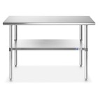 Commercial Stainless Steel Kitchen Food Prep Work Table - 24  X 48 