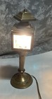 Vintage  Antique 1920s Art Deco Brass Lantern Table Lamp 14 5    Tall 