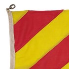 Vintage Nautical Signal Flag Maritime Boat Ship Art Old Cloth Yankee Letter Y