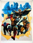 Wolverine   giant-size X-men 18 x22  Fine Art Gicl  e Print  Signed  58 Of 450 New 
