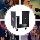 12u Rolling Network Server Data Cabinet Enclosure Rack Built-in Handles Black