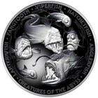 2024 Creatures Of The Abyss Silver Coin - Niue - In Case - 5 Oz Color Proof