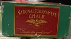 Vintage Gandy National Tournament Chalk Pool Billiards 48 Pcs Blue