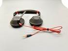 Poly Plantronics Blackwire C5220t Stereo Wired Headset 3 5mm Boom Mic Black Red