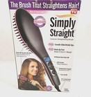 Ceramic Brush Hair Straightener Simply Straight 450f Ionic Fast New
