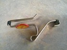 Vintage Shell Oil Car Visor Clip On Holder With Celluloid Pin