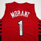 Autographed signed Ja Morant Portland Red Basketball Jersey Jsa Coa