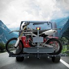 Motorcycle Carrier Hitch Mount Dirt Bike Rack Off-road Trailer Scooter Hauler
