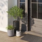 Fluted Outdoor Planter Gray 12  - Threshold