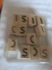 Stampin Up  Alphabuilders Accessories Rubber Stamp Set Letter Stamps