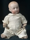 Antique German Gebruder Heubach 7602 Bisque Head Composition Body Boy 9    Doll