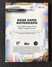 2024 Topps Finest Mls Luis Suarez Red Refractor Rare Auto   2 5 Inter Miami Cf