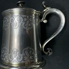 Antique Russian Imperial Silver 84 Gold Gilt Tankard 1859 Rare