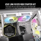 Corsair Icue Link Rx120 Rgb 120mm Pwm Triple Fan Kit White Certified Refurb