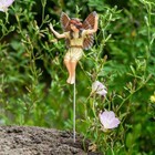     New Cicely Mary Barker Flower Fairy Garden Stake Rosehip Figurine Plant Decor