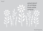 Stencils By Joanie Wildflowers 3 Farmhouse Country Garden Daisy 10 Mil Diy Signs
