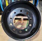 Commercial Truck Trailer 22 5 X 8 25 Steel Wheel Black Hub Pilot 2 Hand Hole