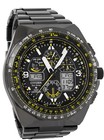 Citizen Men s Eco-drive Chronograph Black Stainless Steel Watch 46 Mm Jy8127-59e