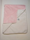 Baby Gap Pink White Bear Baby Blanket Sherpa 30  X 40  Excellent Condition Htf