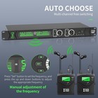 Xtuga Rw2090 Wireless In Ear Monitor System 2-10 Bodypacks Uhf Iem System