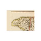 Historic Map - Jamaica - Thomson 1821 - Vintage Wall Art