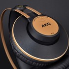 Genuine Akg K92 Over-ear Closed-back Monitor Studio Stereo Headphones Black gold