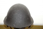 Original Late Ww2 British Army Mkiv Combat Helmet W full Liner   Chinstrap