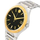 Movado 0607596  Black Sunray Dial 41mm Men s Watch New